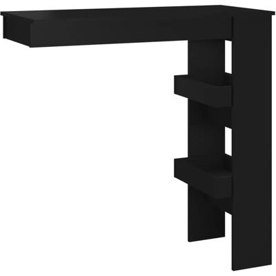 vidaXL Vægbar Bord Sort - Moderne vægpubbord vidaXL Vægbar Bord Sort - Moderne vægpubbord