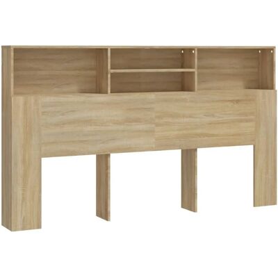 vidaXL Kopfteil Sonoma Eiche - Stauraum & Modernes Design vidaXL Kopfteil Sonoma Eiche - Stauraum & Modernes Design