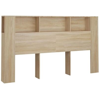 vidaXL Kopfteil Schrank Sonoma Eiche 180x18.5x104.5 cm - Kopf- / Fußteil vidaXL Kopfteil Schrank Sonoma Eiche 180x18.5x104.5 cm - Kopf- / Fußteil
