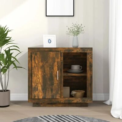 vidaXL Geräteschrank Rauch-Eiche - Sideboard Möbel vidaXL Geräteschrank Rauch-Eiche - Sideboard Möbel