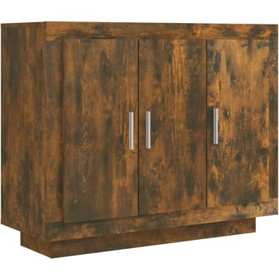 vidaXL 817240 Buffet en Chêne Fumé - Rangement Salon - Publicité vidaXL 817240 Buffet en Chêne Fumé - Rangement Salon - Publicité