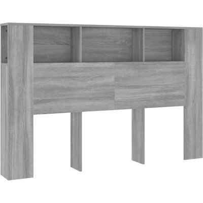 vidaXL Nachttischschrank Grey Sonoma 160x18,5x104,5 cm - Nachttischschrank Möbel vidaXL Nachttischschrank Grey Sonoma 160x18,5x104,5 cm - Nachttischschrank Möbel