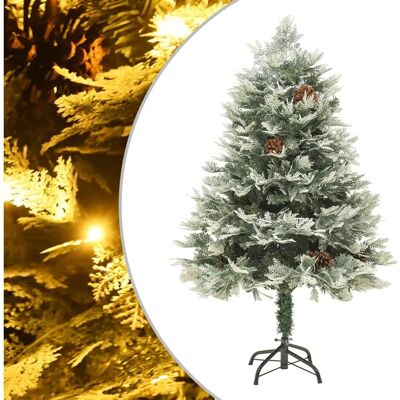 vidaXL Weihnachtsbaum mit LEDs und Kiefernzapfen - 150 cm - Weihnachtsbaum vidaXL Weihnachtsbaum mit LEDs und Kiefernzapfen - 150 cm - Weihnachtsbaum