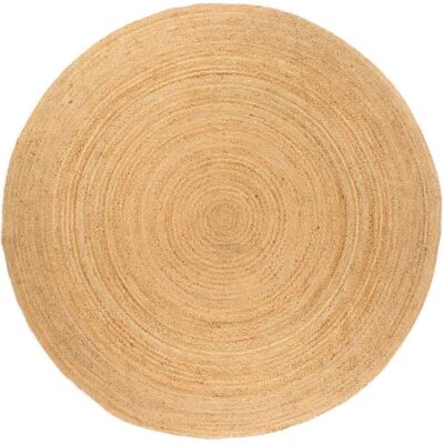 Alfombra Redonda de yute Beige vidaXL - Alfombra Alfombra Redonda de yute Beige vidaXL - Alfombra