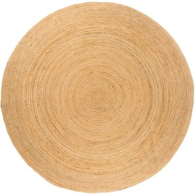 Alfombra redonda de yute trenzada vidaXL 210 cm - Interior Alfombra redonda de yute trenzada vidaXL 210 cm - Interior