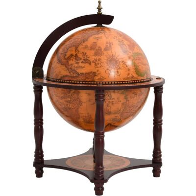 vidaXL Eukalyptus Globe Bar vinkasse - Vinopbevarings- og glasstativ vidaXL Eukalyptus Globe Bar vinkasse - Vinopbevarings- og glasstativ