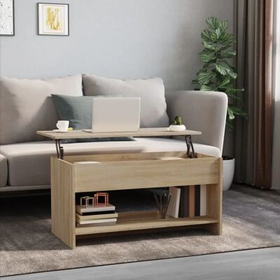vidaXL Sonoma Eichen Couchtisch - 102x50x52,5 cm vidaXL Sonoma Eichen Couchtisch - 102x50x52,5 cm