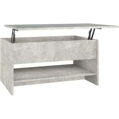 vidaXL Betonggraue Couchtisch - Sperrholz vidaXL Betonggraue Couchtisch - Sperrholz