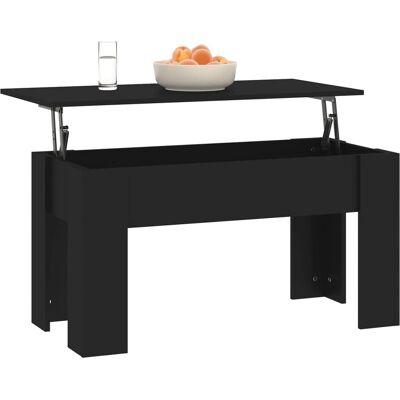 vidaXL - 101x49x52 - Schwarz - Lift-Top - Couchtisch vidaXL - 101x49x52 - Schwarz - Lift-Top - Couchtisch