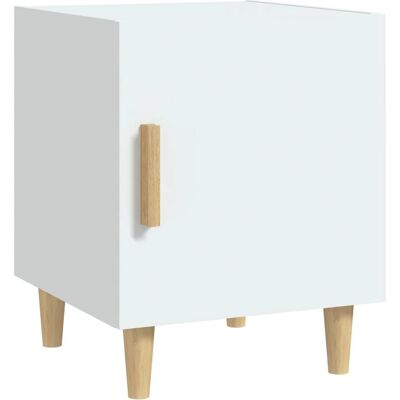 VidaXL 812042 Table de nuit - Blanc - Table de nuit - Publicité VidaXL 812042 Table de nuit - Blanc - Table de nuit - Publicité