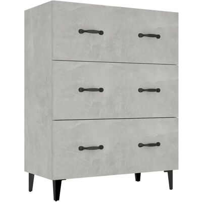vidaXL 812163 Buffet - Bois contreplaqué, Gris, 69.5x34x90 cm - Meubles pour salon - Publicité vidaXL 812163 Buffet - Bois contreplaqué, Gris, 69.5x34x90 cm - Meubles pour salon - Publicité