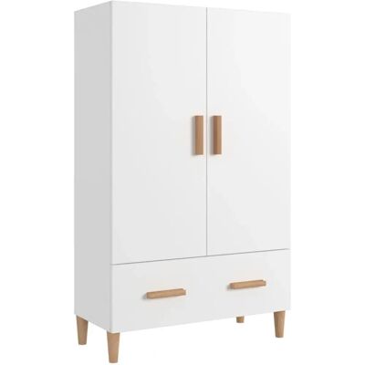 vidaXL Buffet en bois d'ingénierie blanc - Mobilier de salon - Publicité vidaXL Buffet en bois d'ingénierie blanc - Mobilier de salon - Publicité