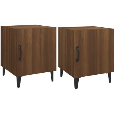 vidaXL 817320 Nachttisch Eiche - Nachttisch, Braun, Holzwerkstoff vidaXL 817320 Nachttisch Eiche - Nachttisch, Braun, Holzwerkstoff