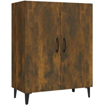 Buffet en Chêne Fumé vidaXL - Bois d'ingénierie, 70x34x90 cm - Publicité Buffet en Chêne Fumé vidaXL - Bois d'ingénierie, 70x34x90 cm - Publicité