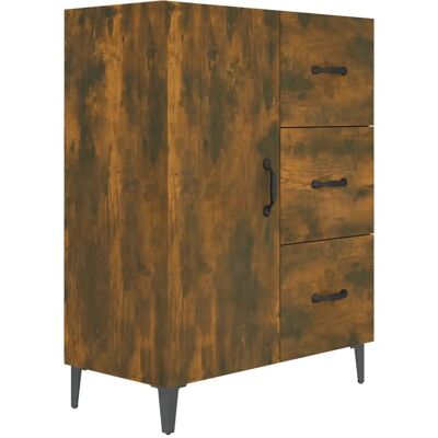 vidaXL 817354 Buffet en Chêne Fumé - Meuble de Salon - Publicité vidaXL 817354 Buffet en Chêne Fumé - Meuble de Salon - Publicité