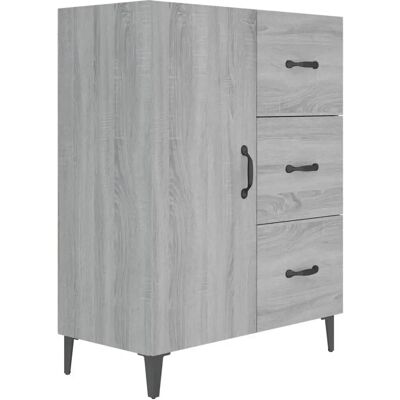vidaXL 817355 Buffet Gris Sonoma - Buffet - Publicité vidaXL 817355 Buffet Gris Sonoma - Buffet - Publicité