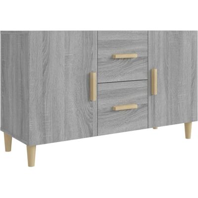 vidaXL 817466 Graues Sonoma Engineered Wood Sideboard - Sideboard vidaXL 817466 Graues Sonoma Engineered Wood Sideboard - Sideboard