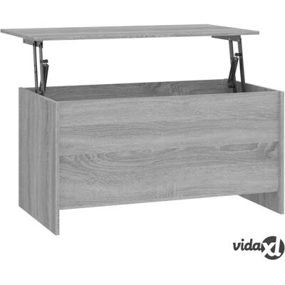 vidaXL Grauer Sonoma Couchtisch - Mehrzweck Möbel aus Holz vidaXL Grauer Sonoma Couchtisch - Mehrzweck Möbel aus Holz