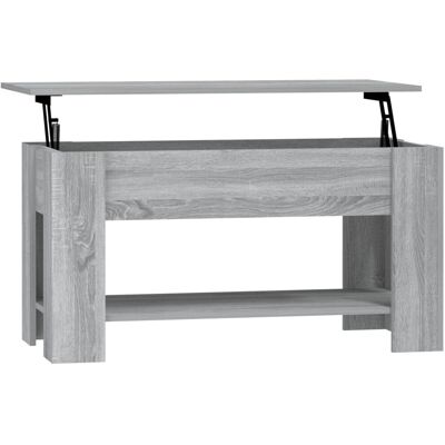 vidaXL Grauer Sonoma Couchtisch - Kaffeetisch vidaXL Grauer Sonoma Couchtisch - Kaffeetisch