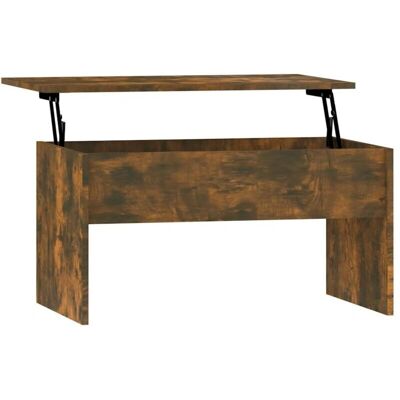 Table basse en chêne fumé vidaXL - Bois stratifié - Publicité Table basse en chêne fumé vidaXL - Bois stratifié - Publicité