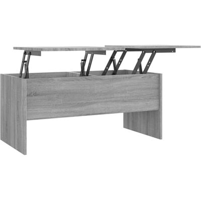 MAISONCHIC Gray Sonoma Coffee Table - Modern Living Room Furniture MAISONCHIC Gray Sonoma Coffee Table - Modern Living Room Furniture