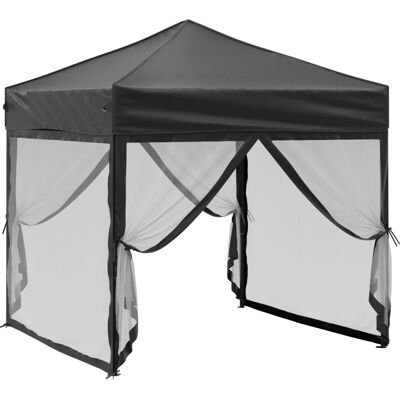 vidaXL Sort Foldbar Festtelt 199x199x254 cm - Festtelt vidaXL Sort Foldbar Festtelt 199x199x254 cm - Festtelt