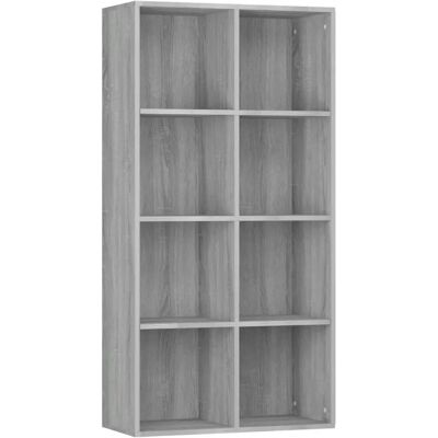 vidaXL Grau Sonoma Bücherregal/TV-Board - Bücherregal/TV-Board vidaXL Grau Sonoma Bücherregal/TV-Board - Bücherregal/TV-Board