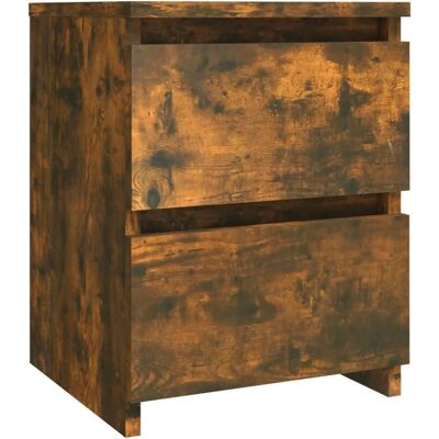 vidaXL Bedside Table gerookte eik - Nachtkastje vidaXL Bedside Table gerookte eik - Nachtkastje