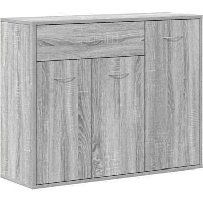 Aparador Sonoma Gris vidaXL - Almacenamiento y Exhibición - 88x30x70 cm Aparador Sonoma Gris vidaXL - Almacenamiento y Exhibición - 88x30x70 cm