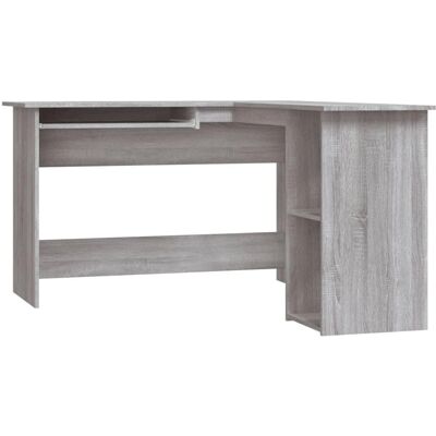 vidaXL Awo47175 Grau Sonoma Eckschreibtisch - Corner Desk vidaXL Awo47175 Grau Sonoma Eckschreibtisch - Corner Desk