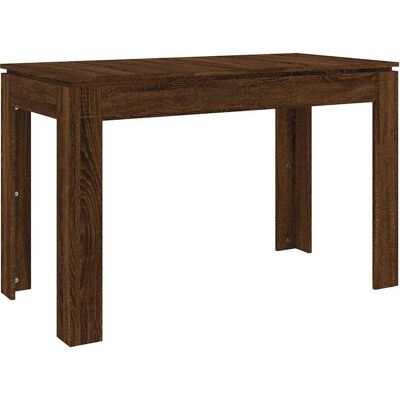 vidaXL Brauner Eichen-Holz Esstisch - Esstisch vidaXL Brauner Eichen-Holz Esstisch - Esstisch