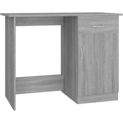 vidaXL Graues Sonoma Schreibtisch - Holz & Büro vidaXL Graues Sonoma Schreibtisch - Holz & Büro