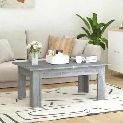 vidaXL Grauer Sonoma Couchtisch - Couchtisch vidaXL Grauer Sonoma Couchtisch - Couchtisch