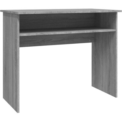 vidaXL Hoekbureau Grey Sonoma - Bureau vidaXL Hoekbureau Grey Sonoma - Bureau