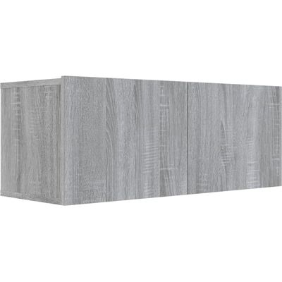 vidaXL Graues Sonoma TV-Schrank - Mediencenter mit 2 Türen vidaXL Graues Sonoma TV-Schrank - Mediencenter mit 2 Türen