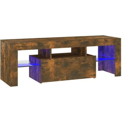 vidaXL 815666 Rauch Eiche LED TV Schrank - TV cabinet vidaXL 815666 Rauch Eiche LED TV Schrank - TV cabinet