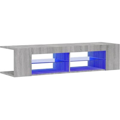 vidaXL Graues Sonoma LED TV-Schrank - TV-Möbel vidaXL Graues Sonoma LED TV-Schrank - TV-Möbel
