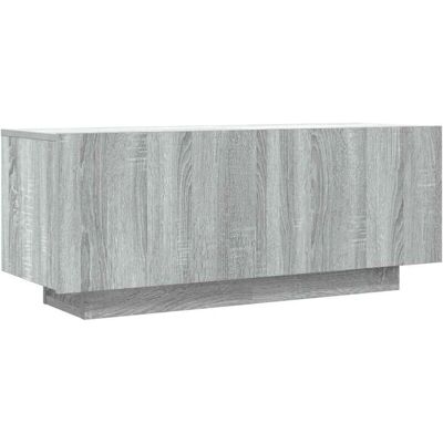 vidaXL Graues Sonoma TV-Schrank - Spanplatte - 100x35x40 cm - Wohnzimmer TV-Ständer vidaXL Graues Sonoma TV-Schrank - Spanplatte - 100x35x40 cm - Wohnzimmer TV-Ständer