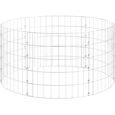 vidaXL 100x50cm Kreisförmiger Gabionenpfosten - Garten Gabionenkorb vidaXL 100x50cm Kreisförmiger Gabionenpfosten - Garten Gabionenkorb