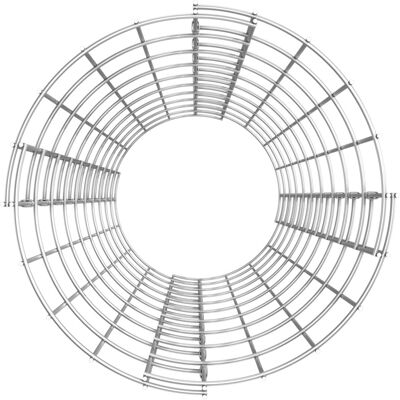 vidaXL Camas de gavión redondas de acero galvanizado 3 uds - Jardín vidaXL Camas de gavión redondas de acero galvanizado 3 uds - Jardín