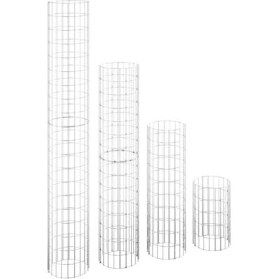 vidaXL Modell: Runde Gabionen Hochbeete - Gartengrenzen vidaXL Modell: Runde Gabionen Hochbeete - Gartengrenzen