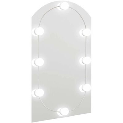 Miroir LED vidaXL 70x40 cm - Miroir mural chambre - Publicité Miroir LED vidaXL 70x40 cm - Miroir mural chambre - Publicité