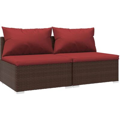 Zestaw Mebli Ogrodowych VidaXL - Modułowy, Wodoodporny Rattan Zestaw Mebli Ogrodowych VidaXL - Modułowy, Wodoodporny Rattan