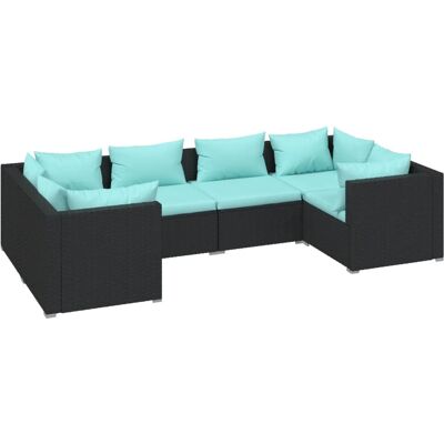 vidaXL Outdoor-Möbel-Set - Modular wasserabweisendes Rattan - 7-teilig vidaXL Outdoor-Möbel-Set - Modular wasserabweisendes Rattan - 7-teilig