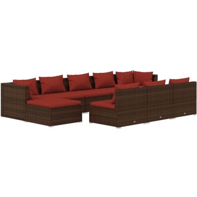 Zestaw Mebli Ogrodowych vidaXL - Modułowy Sofa na 10 Osób Zestaw Mebli Ogrodowych vidaXL - Modułowy Sofa na 10 Osób