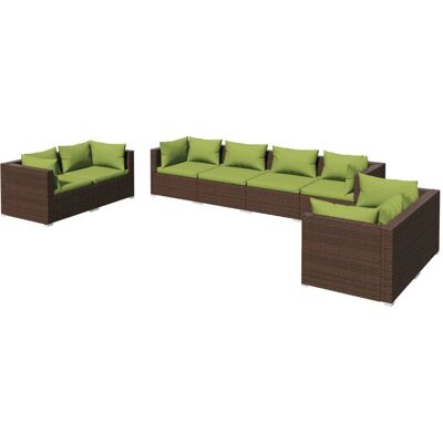 VidaXL Gartengarnitur - Modularer Sitzgruppe - Gartenmöbel VidaXL Gartengarnitur - Modularer Sitzgruppe - Gartenmöbel
