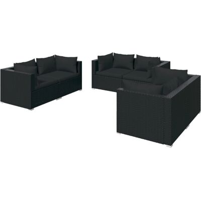 VidaXL Gartenmöbelset - Wetterbeständiger Rattan - Modulares Design VidaXL Gartenmöbelset - Wetterbeständiger Rattan - Modulares Design