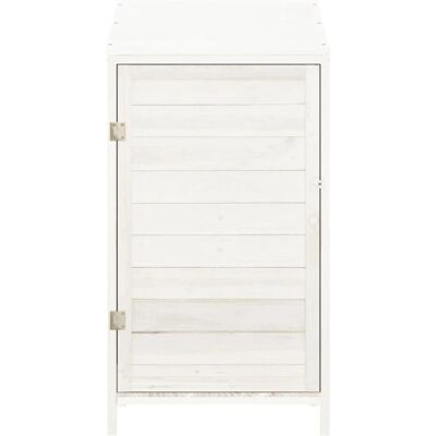 vidaXL Cobertizo de Jardín 55x52x112 cm Madera Maciza Abeto - 152179 vidaXL Cobertizo de Jardín 55x52x112 cm Madera Maciza Abeto - 152179