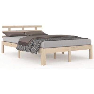 vidaXL Bettgestell Braun 150x200cm - Bettgestell vidaXL Bettgestell Braun 150x200cm - Bettgestell