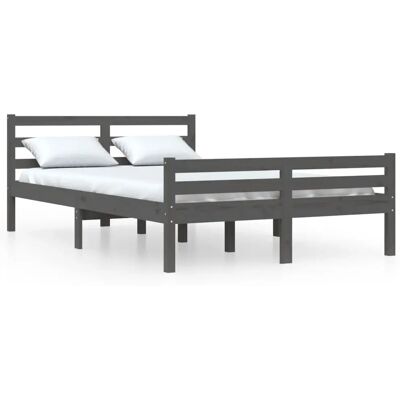 vidaXL 814816 Bettgestell - Rustik Modernes Schlafzimmermöbel vidaXL 814816 Bettgestell - Rustik Modernes Schlafzimmermöbel